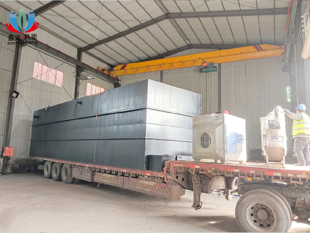 高陵某养老院两套一体化生活污水处理设备发货